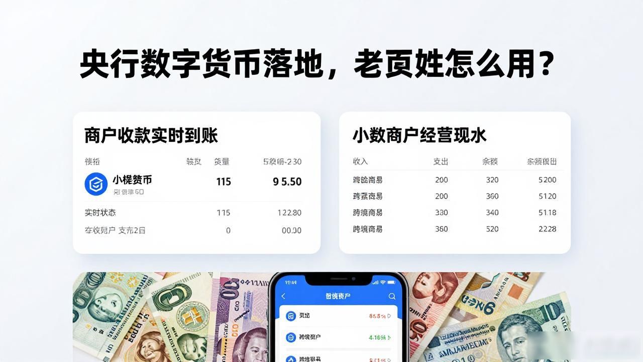 央行数字货币落地，老百姓怎么用？