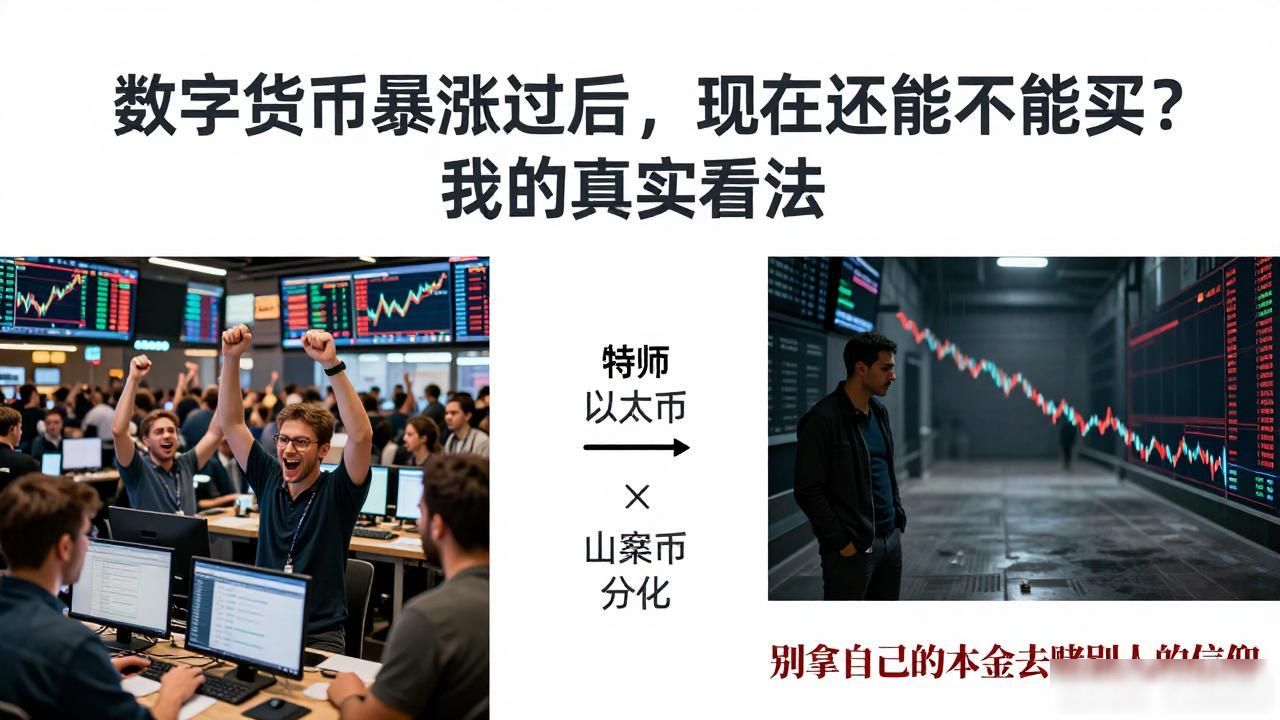 数字货币暴涨过后，现在还能不能买？我的真实看法