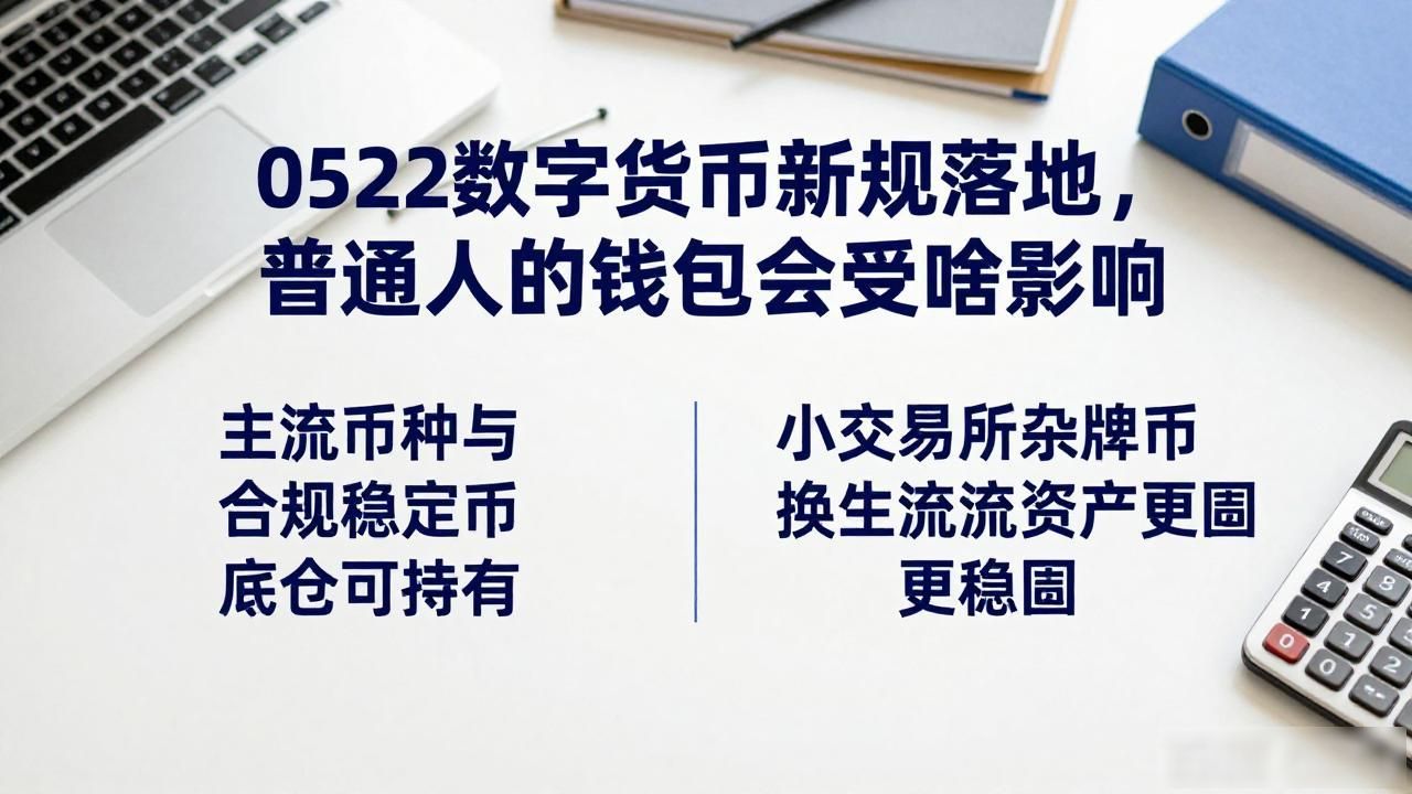 0522数字货币新规落地，普通人的钱包会受啥影响