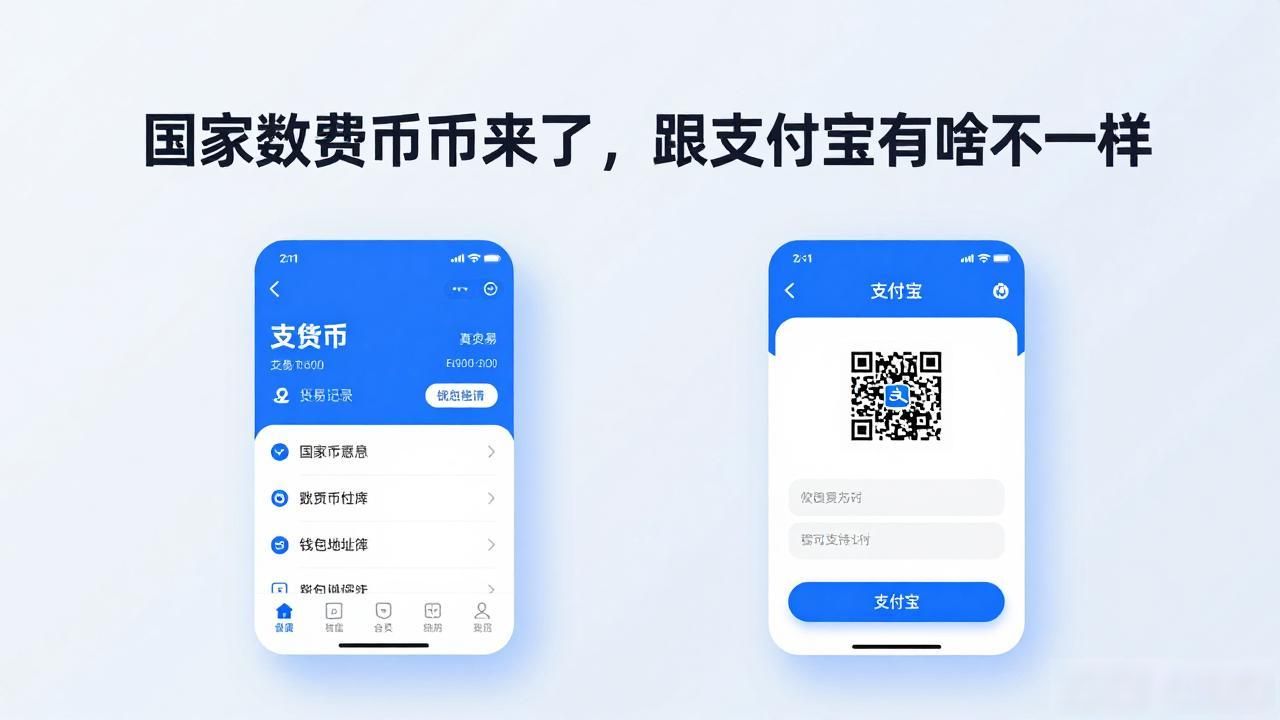 国家数字货币来了，跟支付宝有啥不一样