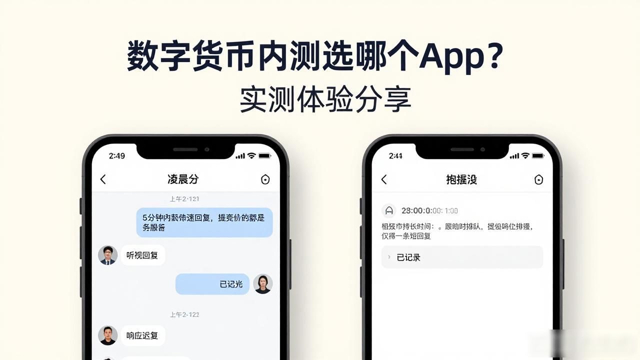 数字货币内测选哪个App？实测体验分享