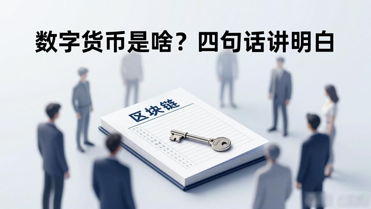 数字货币是啥？四句话讲明白