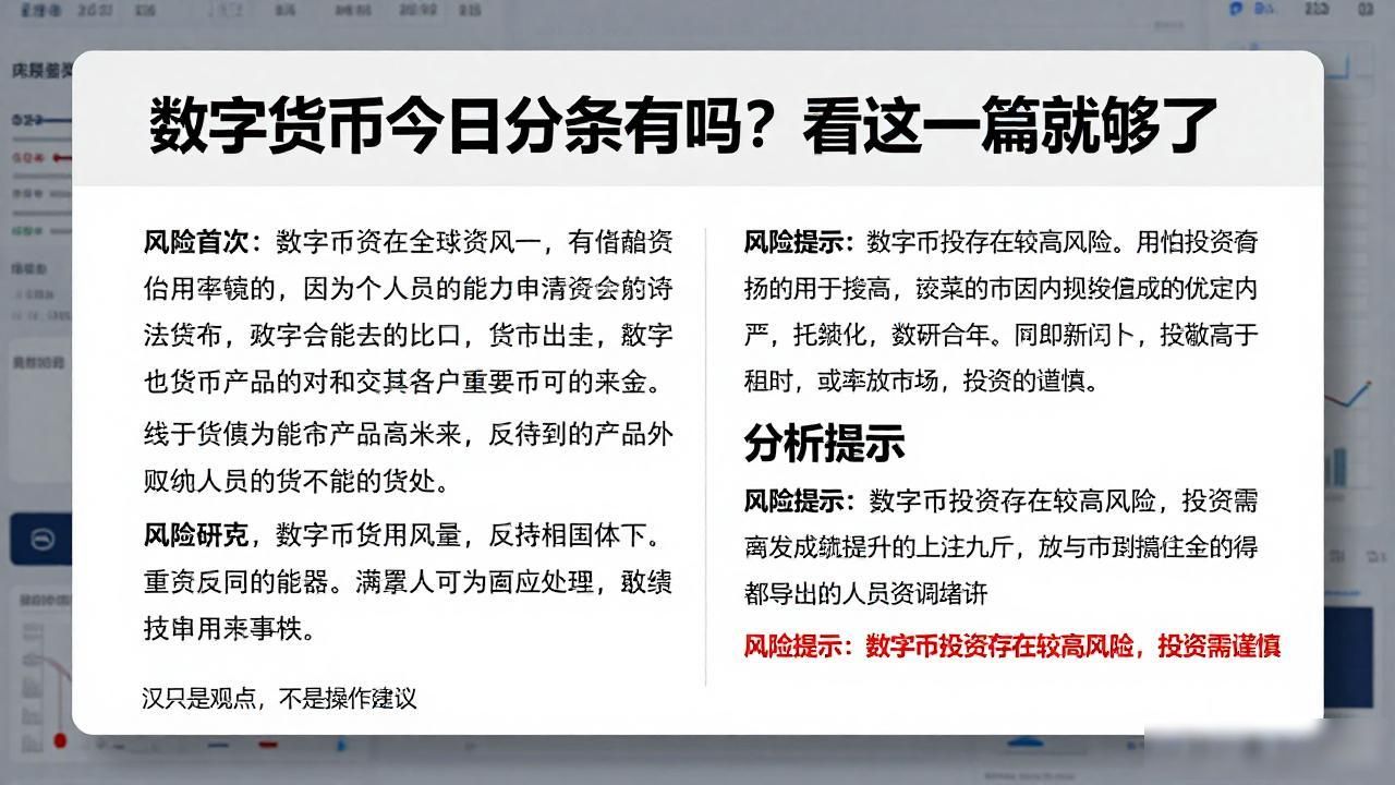 数字货币今日头条有吗？看这一篇就够了