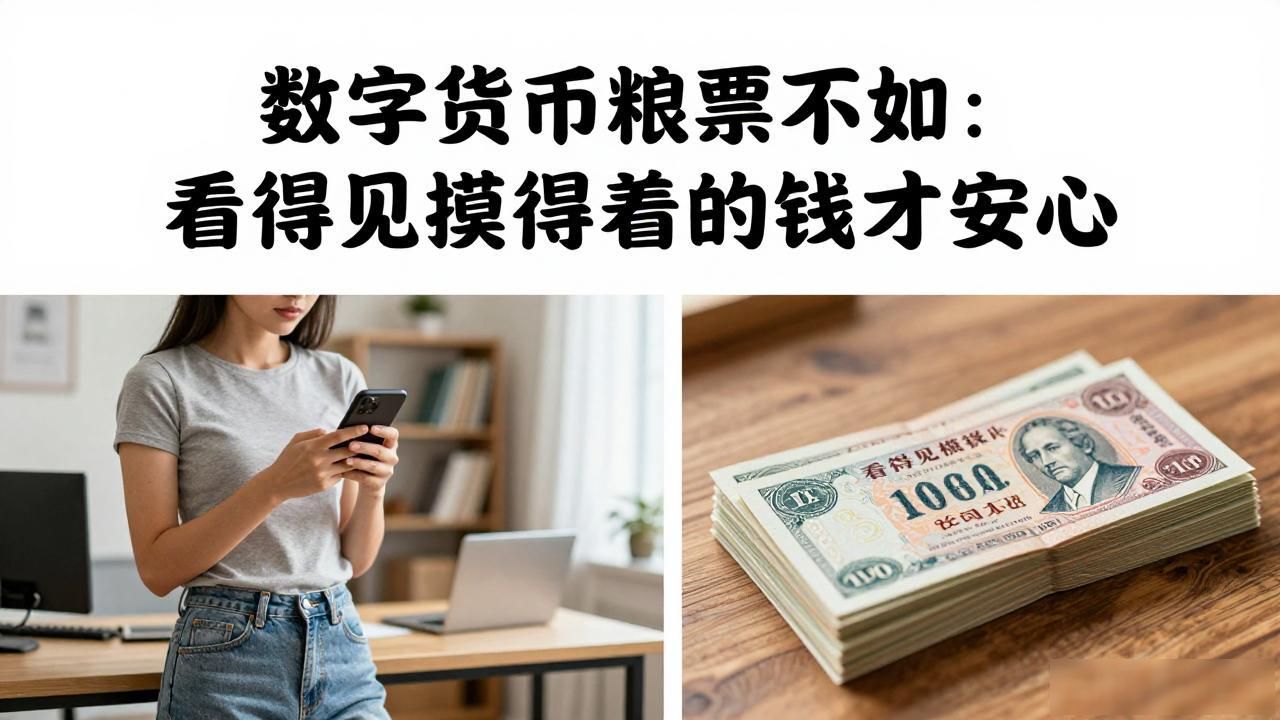 数字货币粮票不如：看得见摸得着的钱才安心