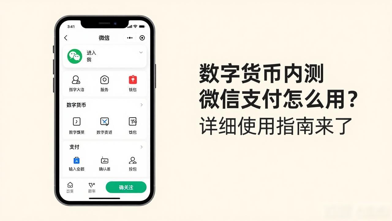 数字货币内测微信支付怎么用？详细使用指南来了