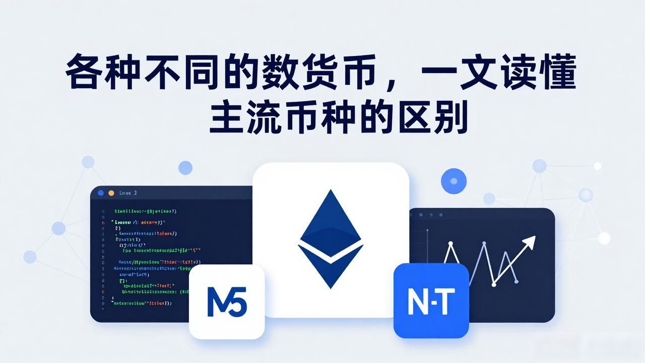 各种不同的数字货币，一文读懂主流币种的区别