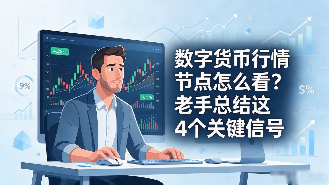 数字货币行情节点怎么看？老手总结这4个关键信号