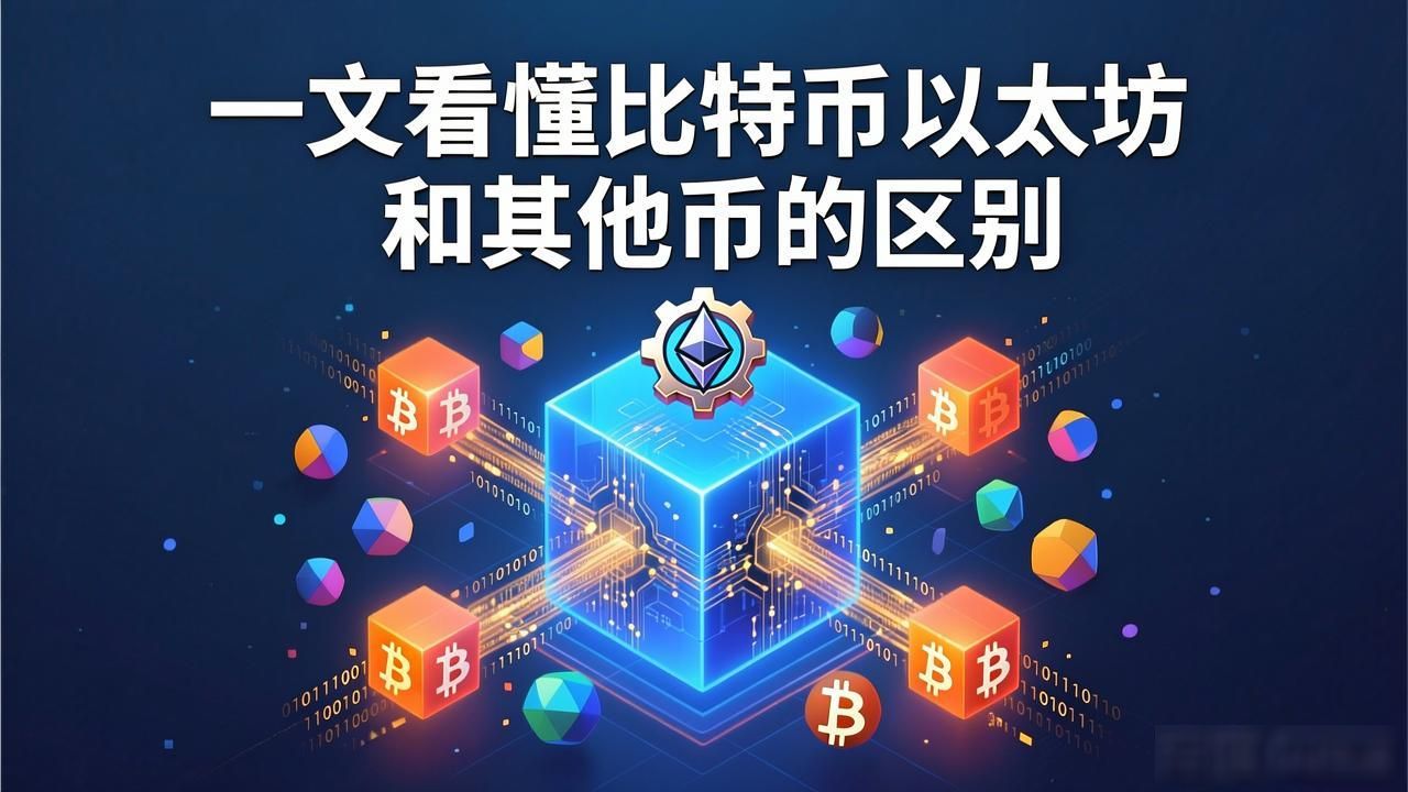 一文看懂比特币以太坊和其他币的区别