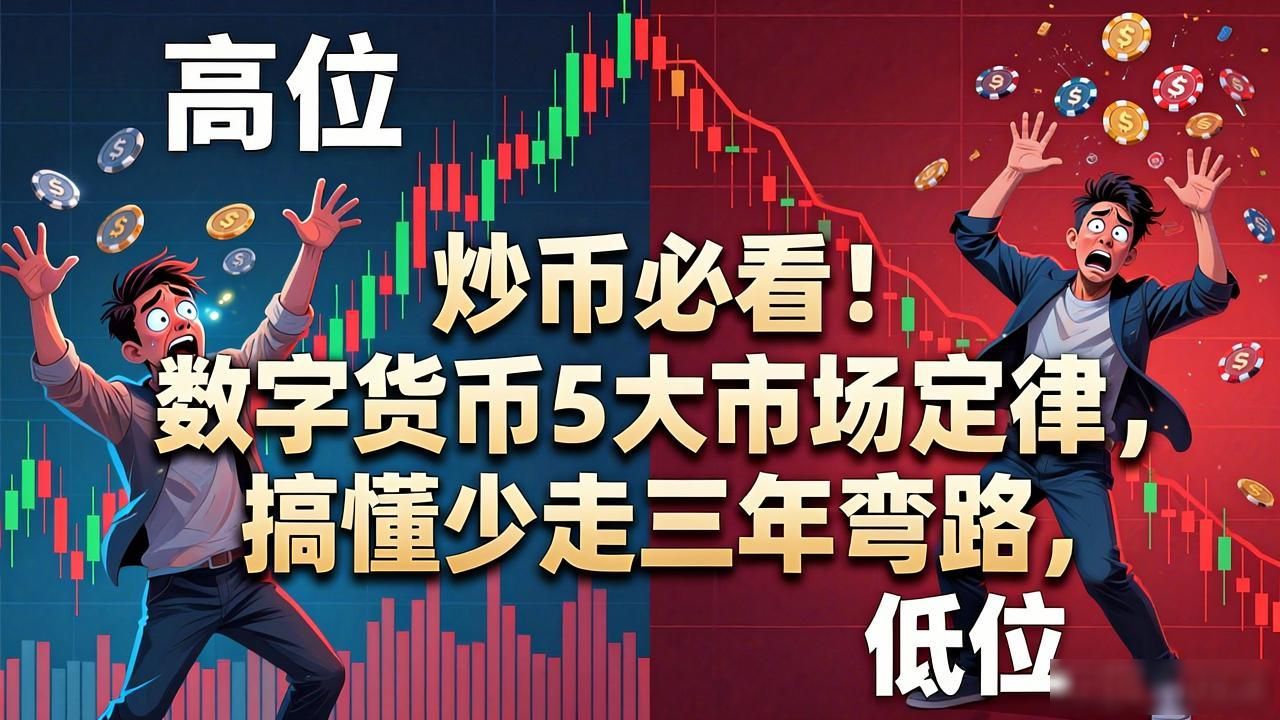 炒币必看！数字货币5大市场定律，搞懂少走三年弯路