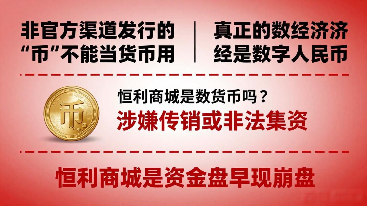 恒利商城是数字货币吗？