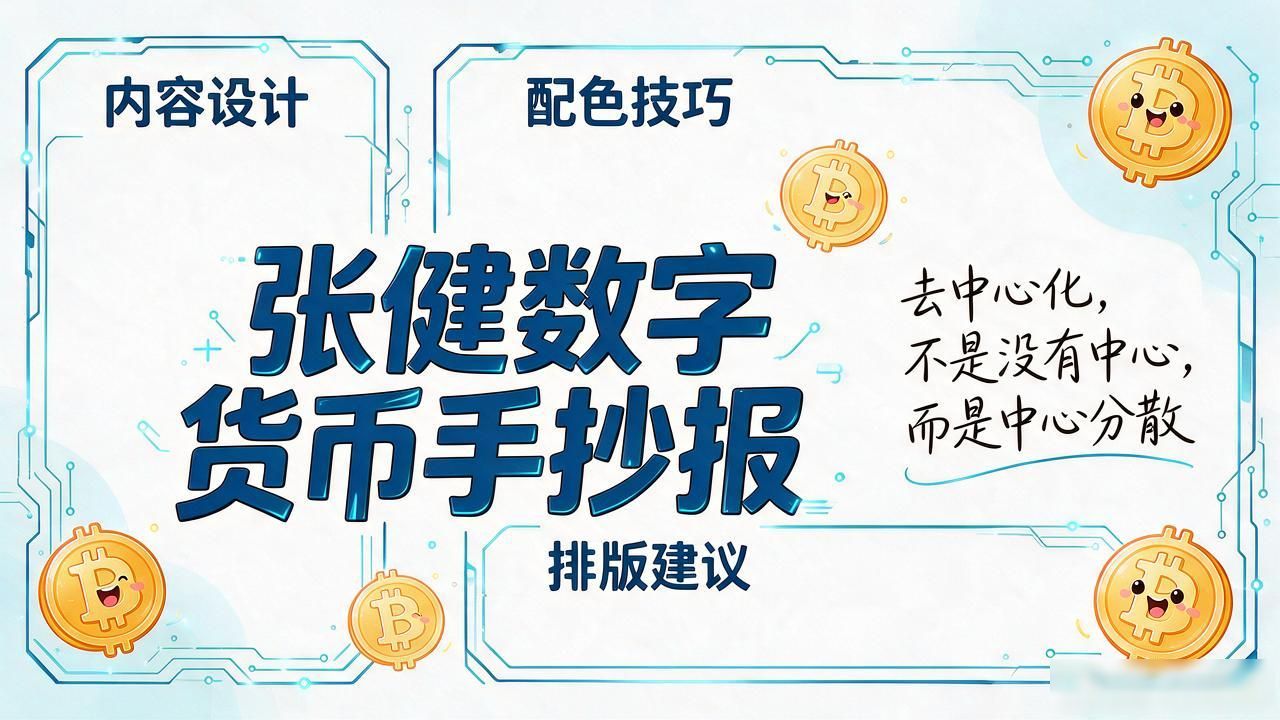 张健数字货币手抄报：内容设计、配色技巧与排版建议