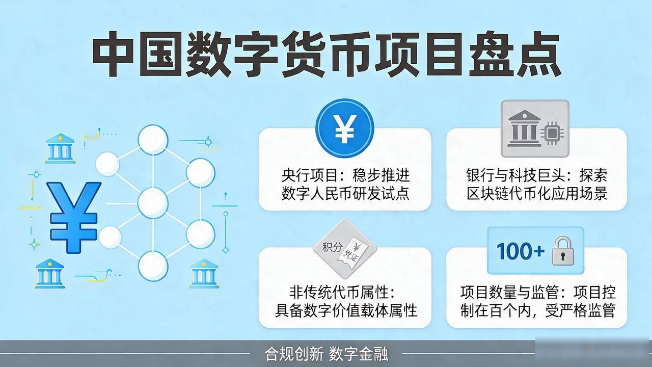 中国数字货币家数盘点