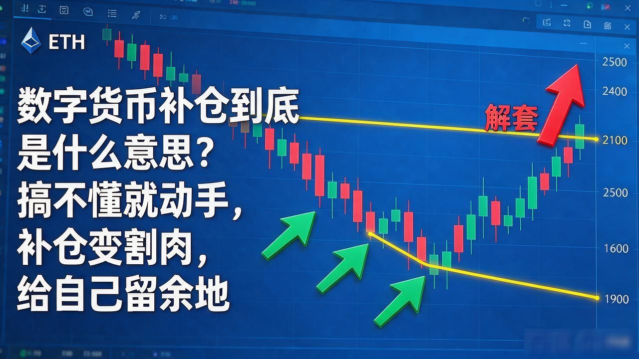 数字货币补仓到底是什么意思？搞不懂就动手，补仓变割肉