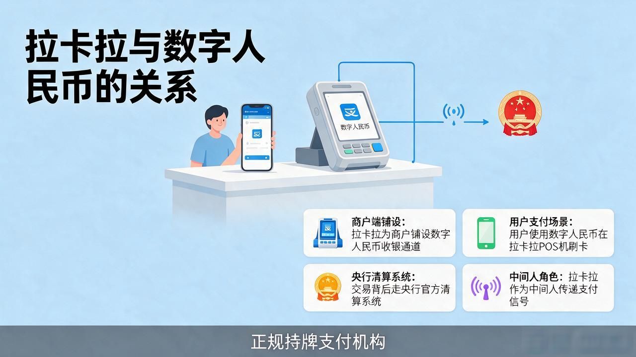 拉卡拉是不是数字货币？跟数字人民币到底有啥区别，别再搞混了