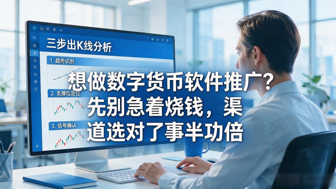 想做数字货币软件推广？先别急着烧钱，渠道选对了事半功倍