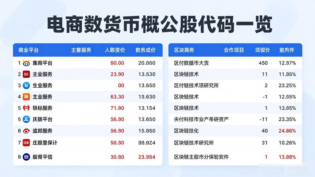 电商数字货币股票代码_电商区块链数字货币_数字货币上市公司投资