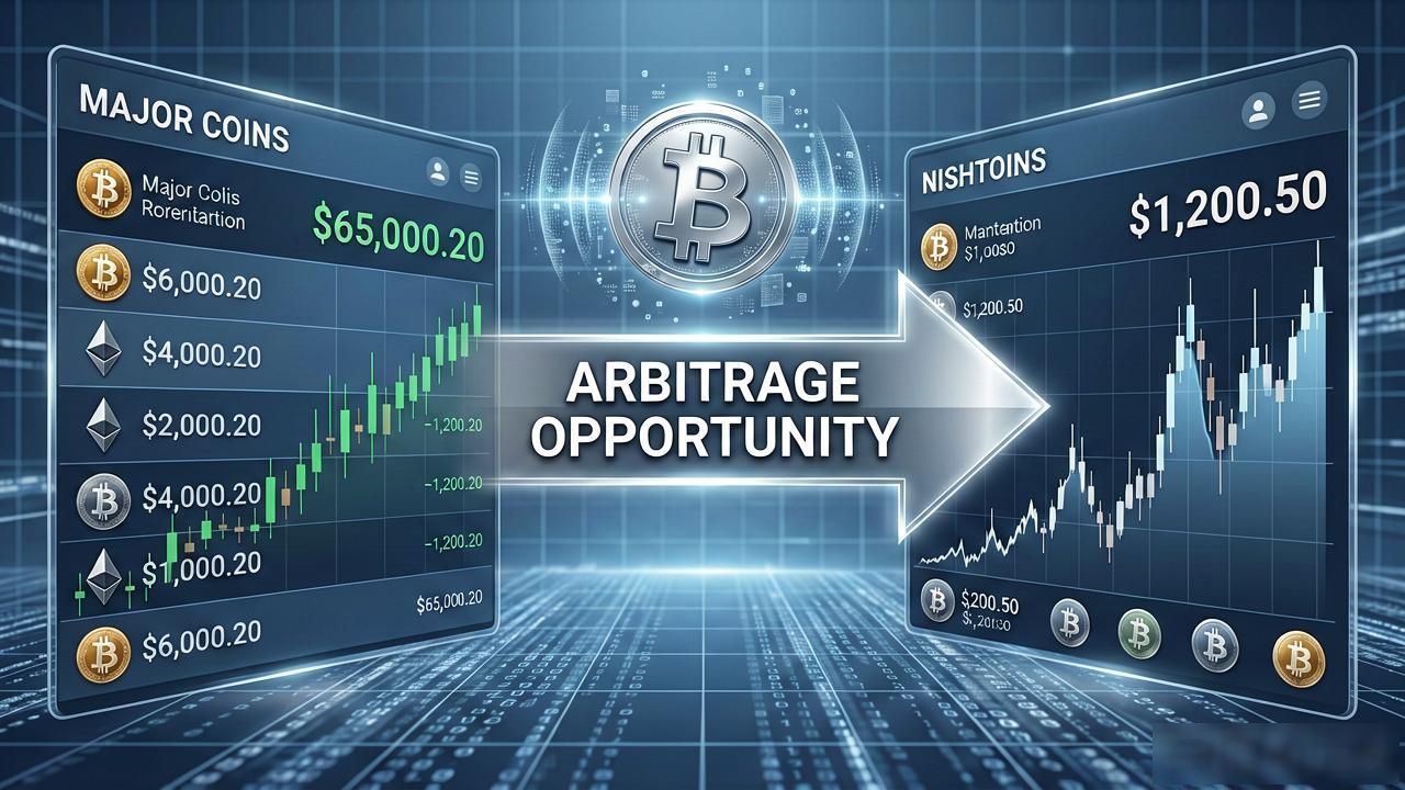 数字货币搬砖套利：利用交易所价差低成本赚钱