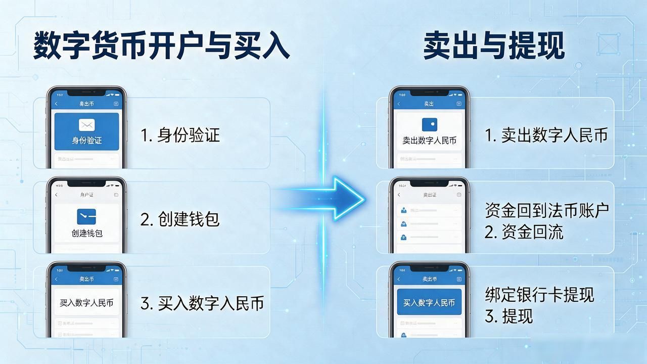 怎么才能交易数字货币？开户、买币、卖币提现，把每一步操作都讲明白