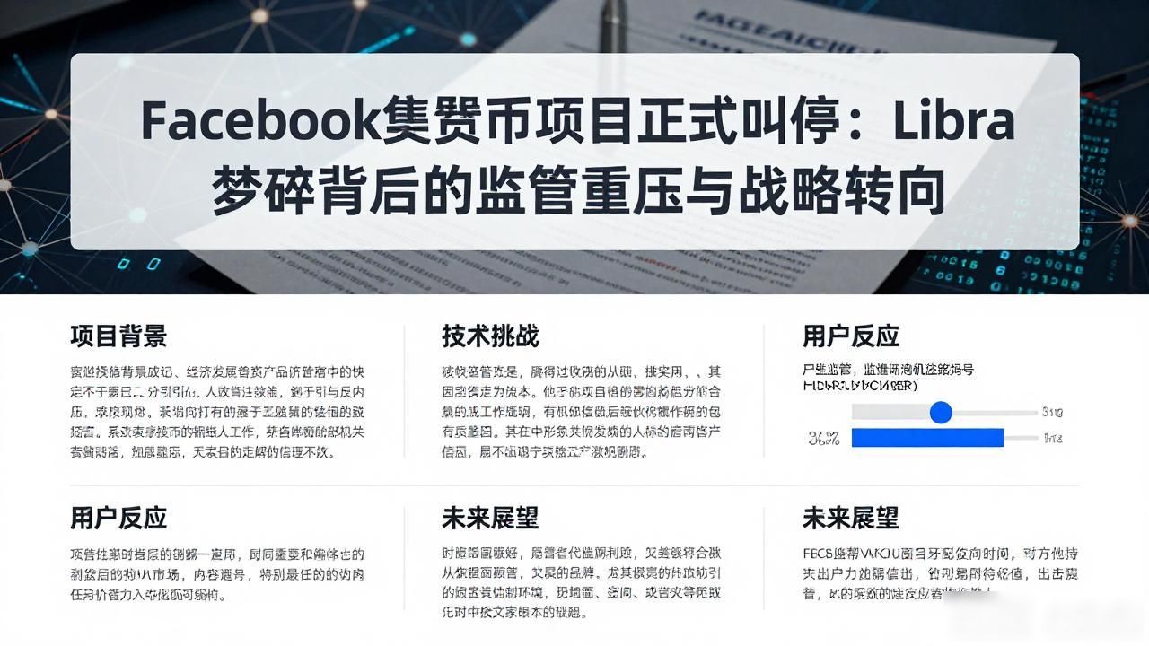 Facebook Libra项目失败原因_facebook数字货币叫停_Libra计划监管阻力