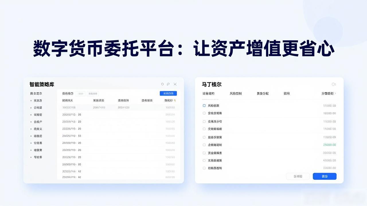 数字货币自动化交易策略_数字货币委托平台_加密市场智能委托平台