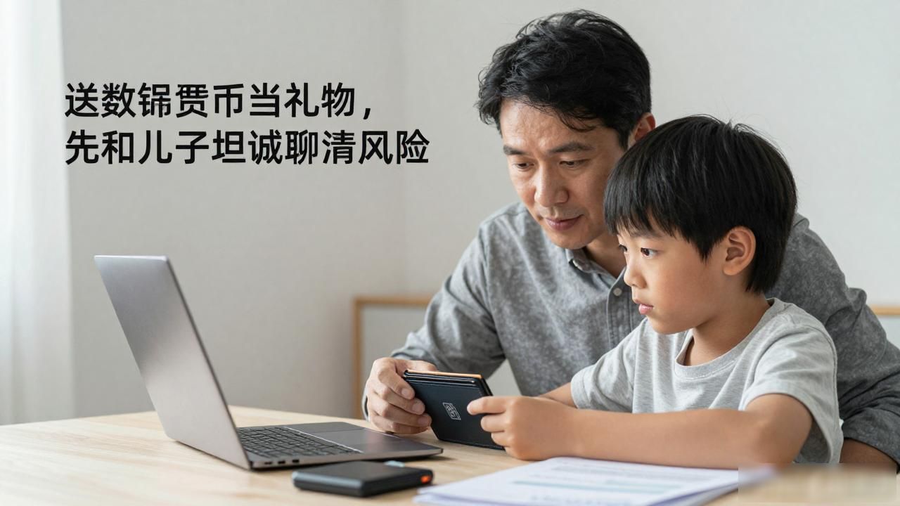 给儿子送数字货币当礼物，这样做靠谱吗