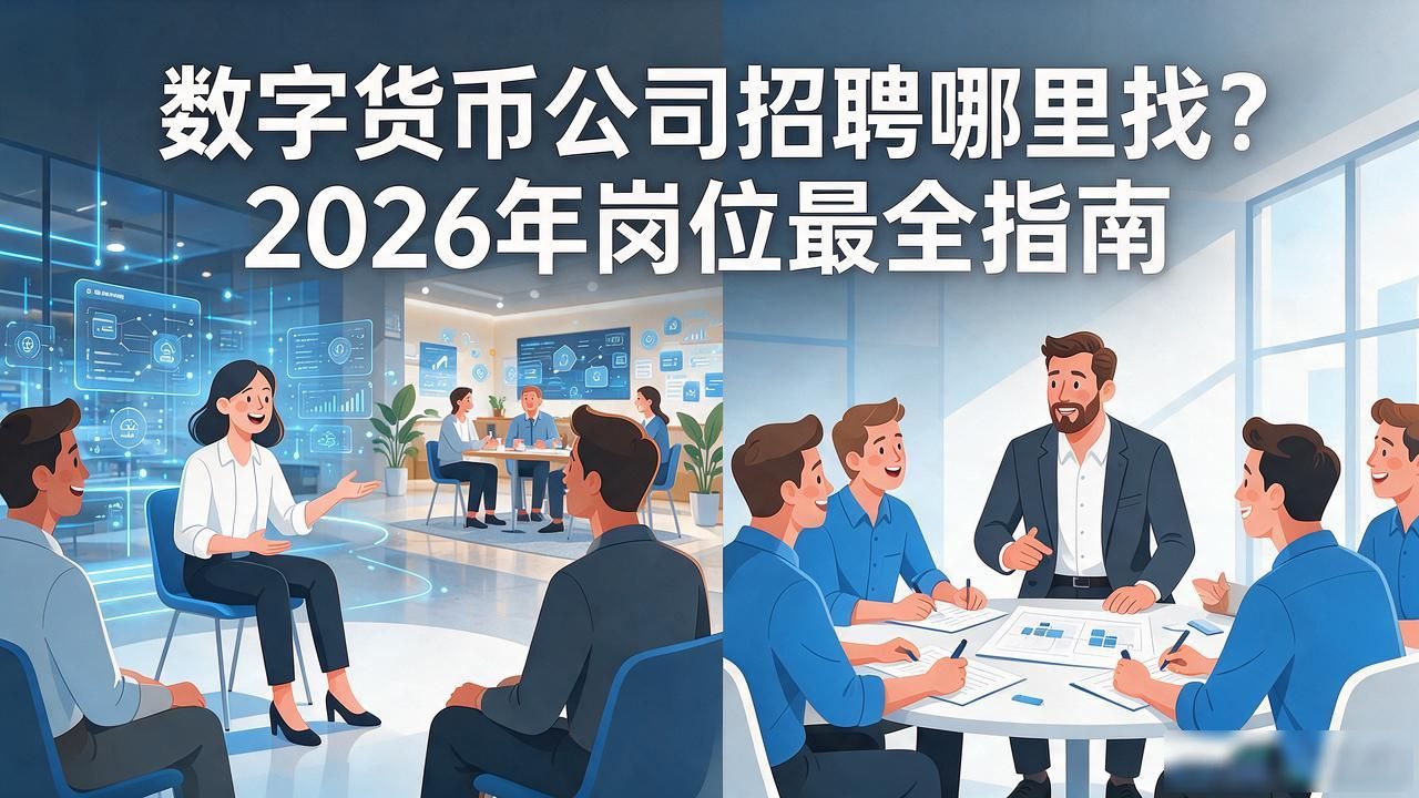 数字货币公司招聘哪里找？2026年岗位最全指南