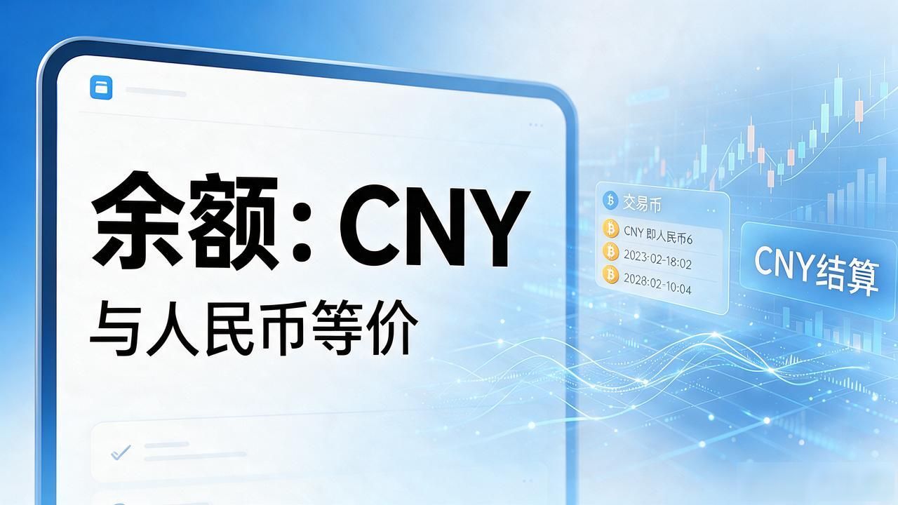 看到数字货币里的CNY别慌，说白了它就是人民币的缩写代码
