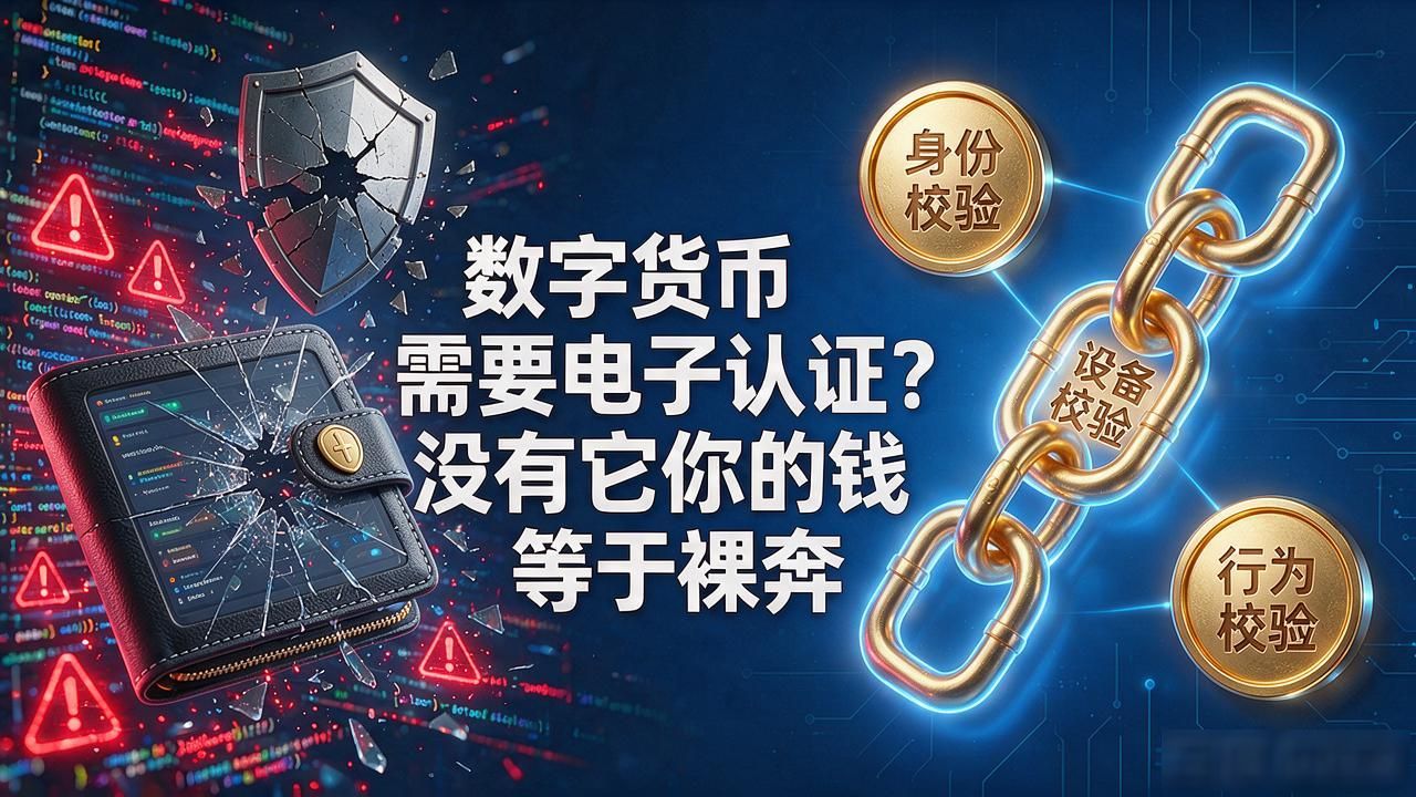 数字货币需要电子认证？没有它你的钱等于裸奔