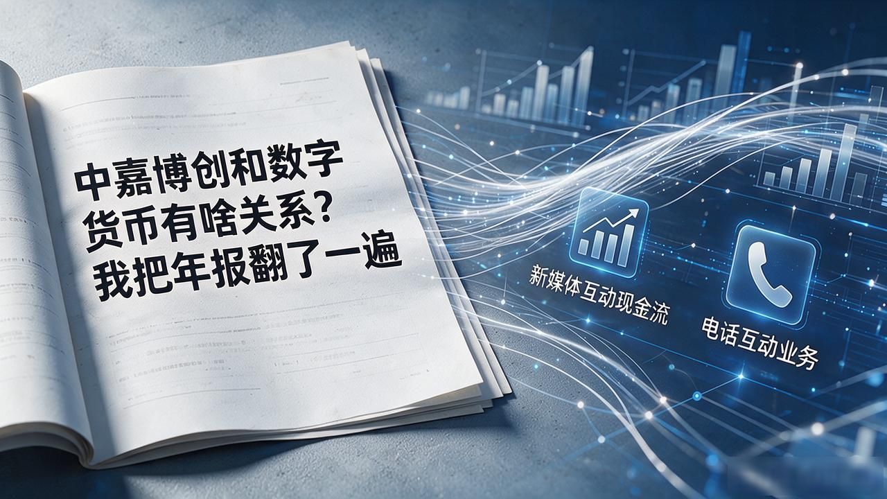中嘉博创和数字货币有啥关系？我把年报翻了一遍
