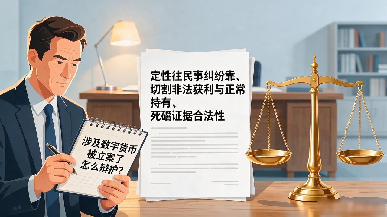 涉及数字货币被立案了怎么辩护？一个刑辩律师的实操思路分享