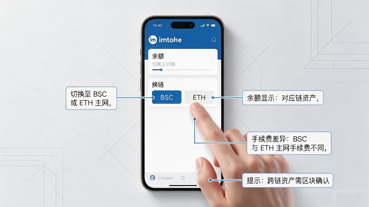 imtoken换链怎么弄？打开钱包这个位置就搞定了